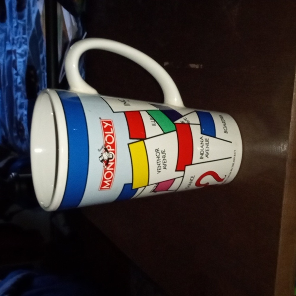 Tall Design Pac Monopoly Mug